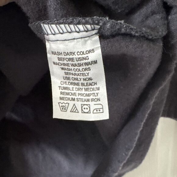 King Size Mens Flannel Shirt 3XB Long Sleeve Pockets Workwear Gray Rugged Warm - Picture 6 of 12